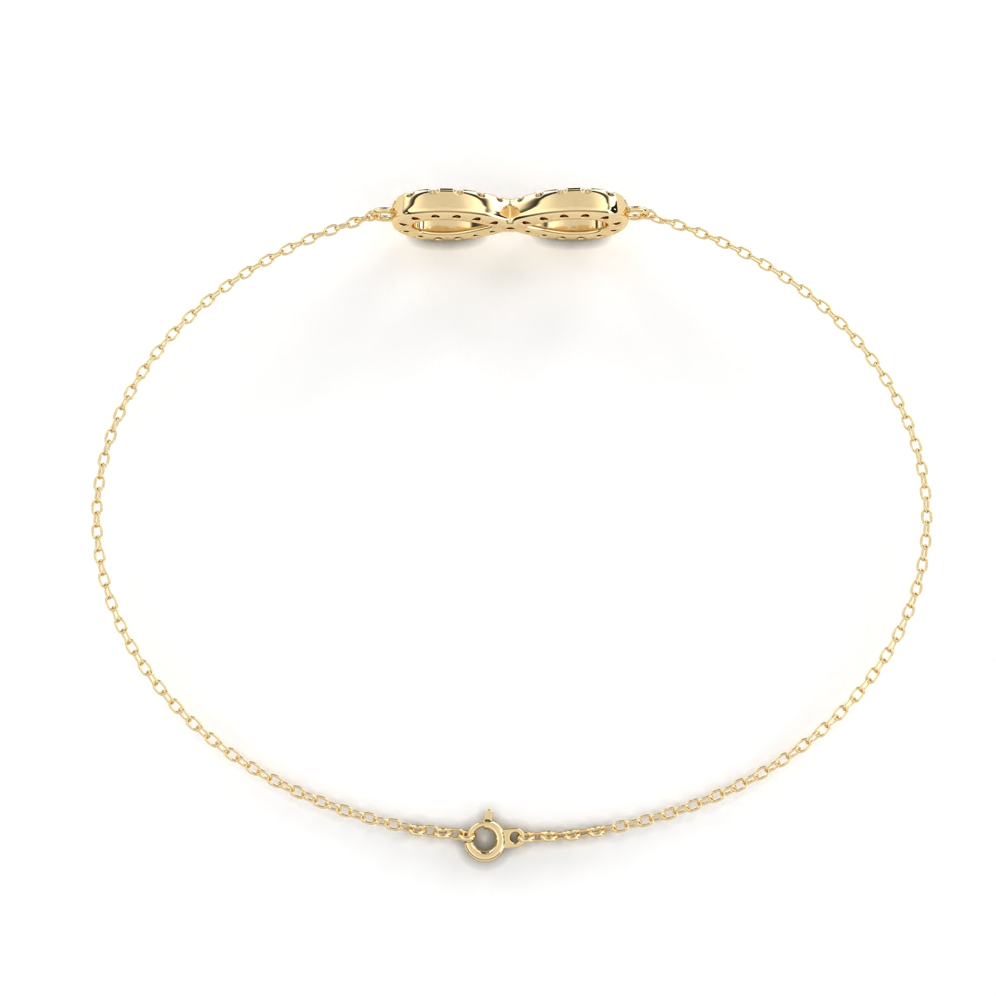 Solitairekart 0.39ct Round Cut Lab Grown Diamond Bracelet